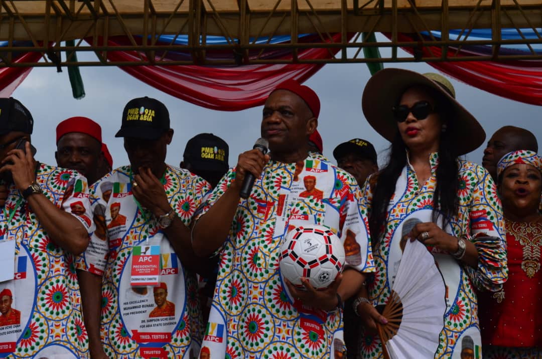 Orji Kalu lights up Aba