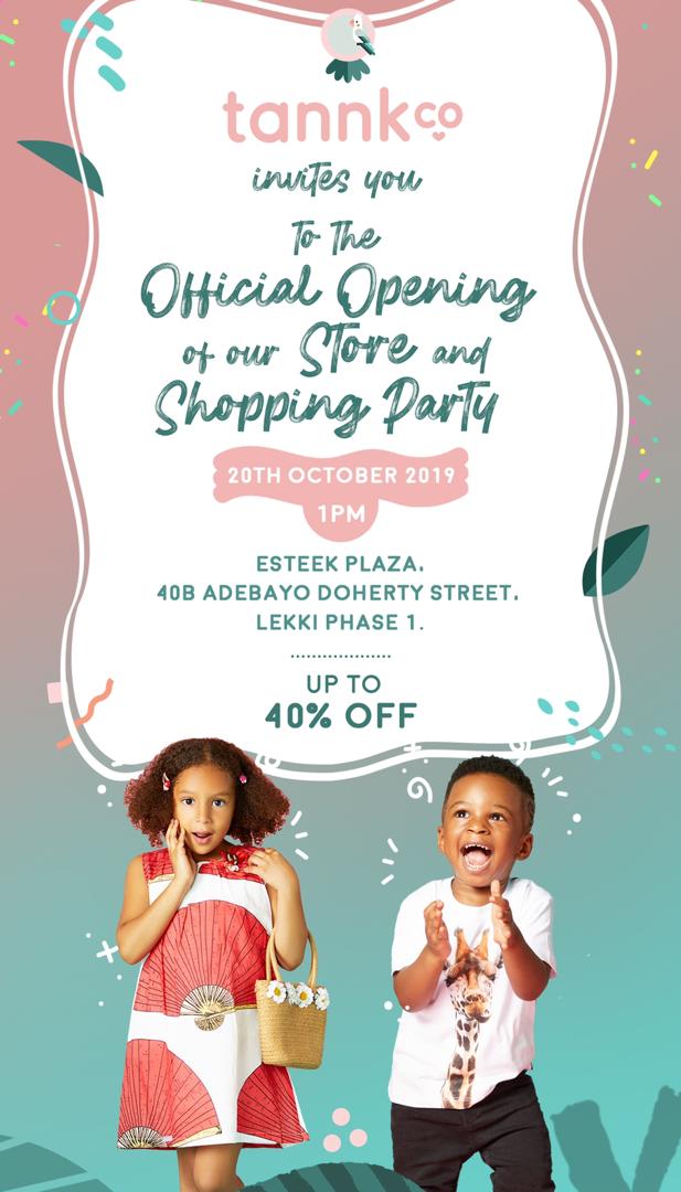  Anita Okoye’s Children Clothing Apparel Store official launch in Lekki