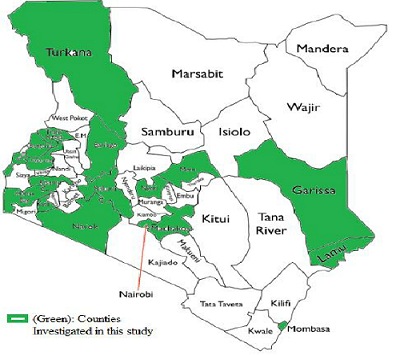 47 Counties in Kenya