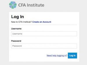CFA Institute Login