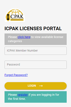 ICPAK License Portal