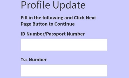 TSC Profile Update