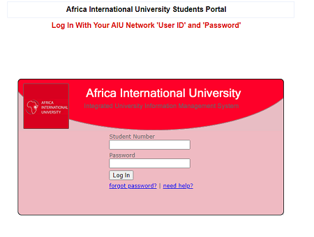 AIU Student Portal